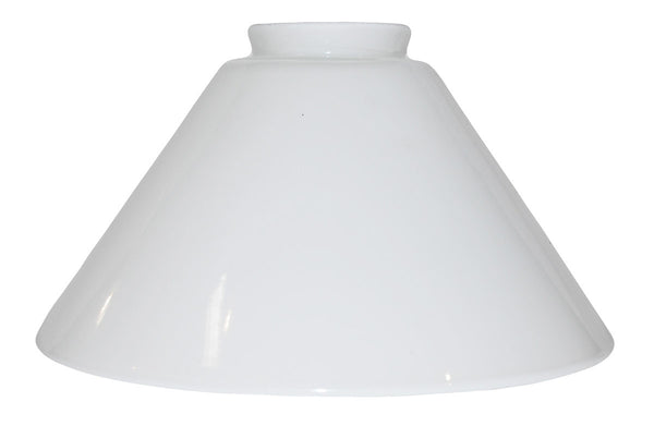 Vianne Cased Opal 10 Cone Lamp Shade (3 1/4 Fit) – Otteson Glass